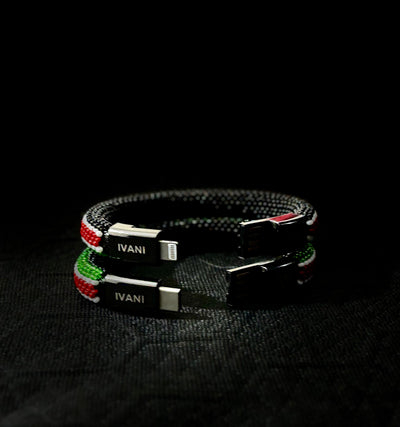 Ivani USB Bracelet Kenyan Flag Edition